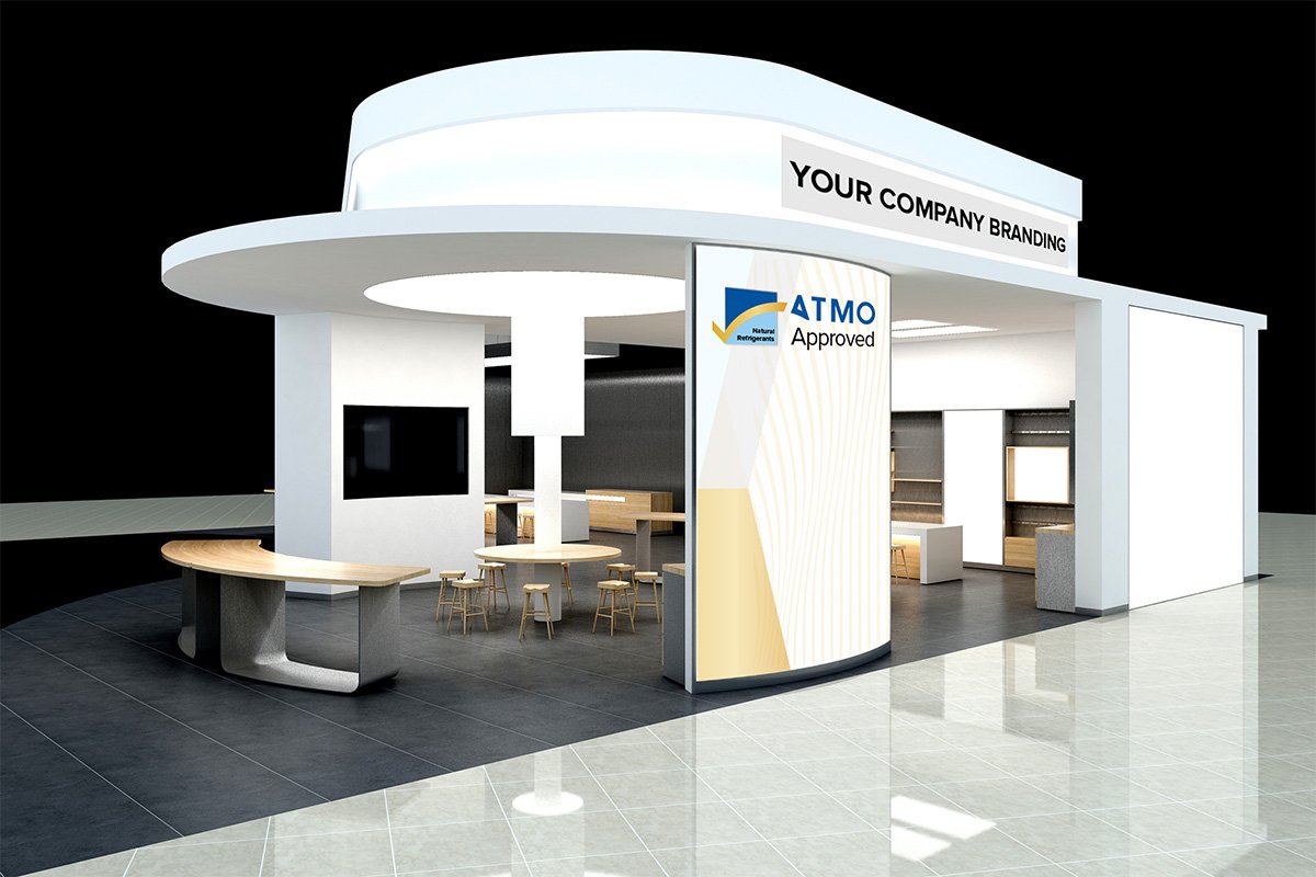 Use the label at any trade show worldwide. You chose the size and placement